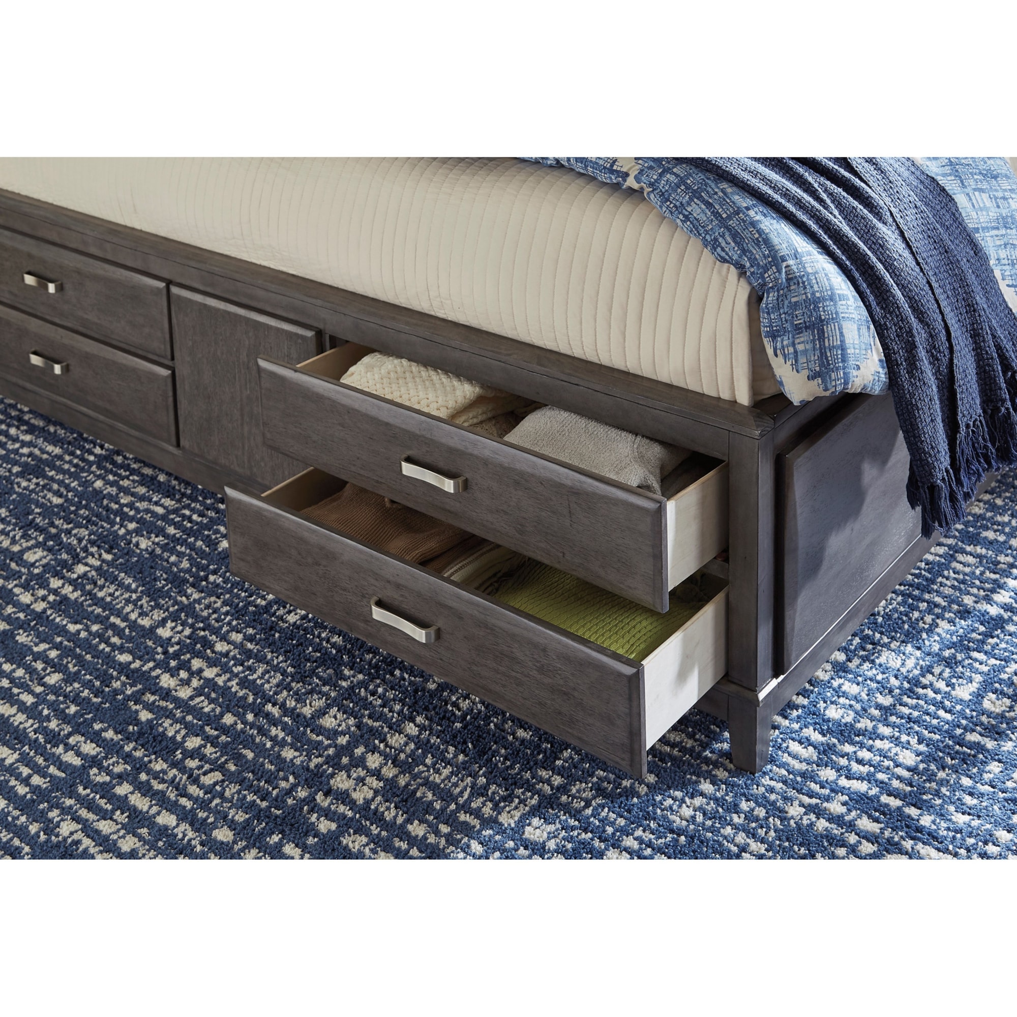 Ashley Signature Design Caitbrook B476B2 Queen Storage Bed with 8